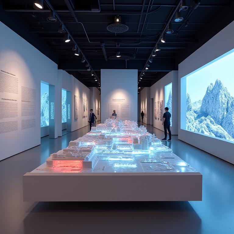 Interaktives Museumsausstellungsmodell